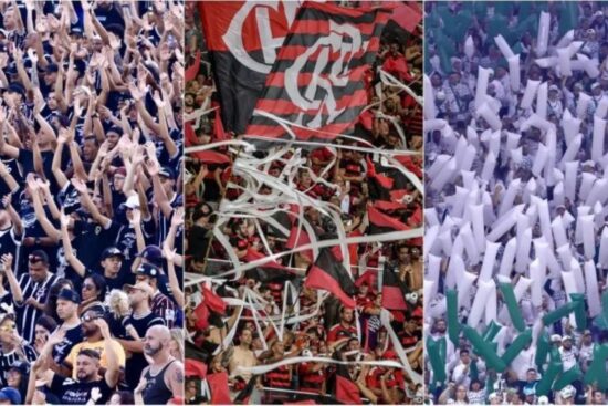 50 melhores torcidas do Brasil, segundo a inteligência artificial