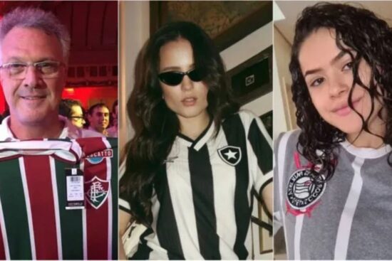 Saiba para que time torcem as 35 maiores celebridades do Brasil