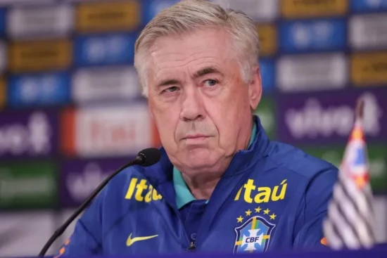 Ancelotti diz que futebol do Brasil não é diferente da Europa