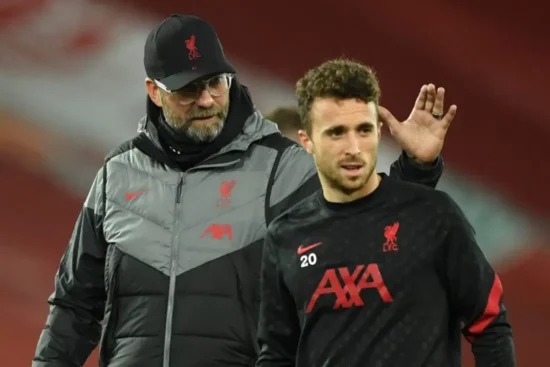 Jürgen Klopp se pronuncia pela 1ª vez após morte de Diogo Jota