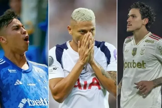Kaio Jorge é mais eficiente que Richarlison, mas Pedro segue inalcançável